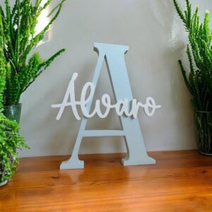 Letra con nombre personalizado