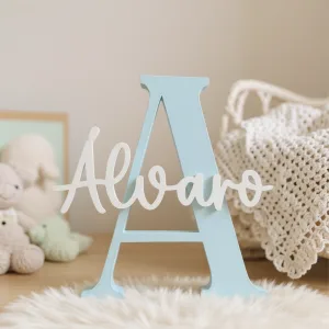 Letra con nombre personalizado