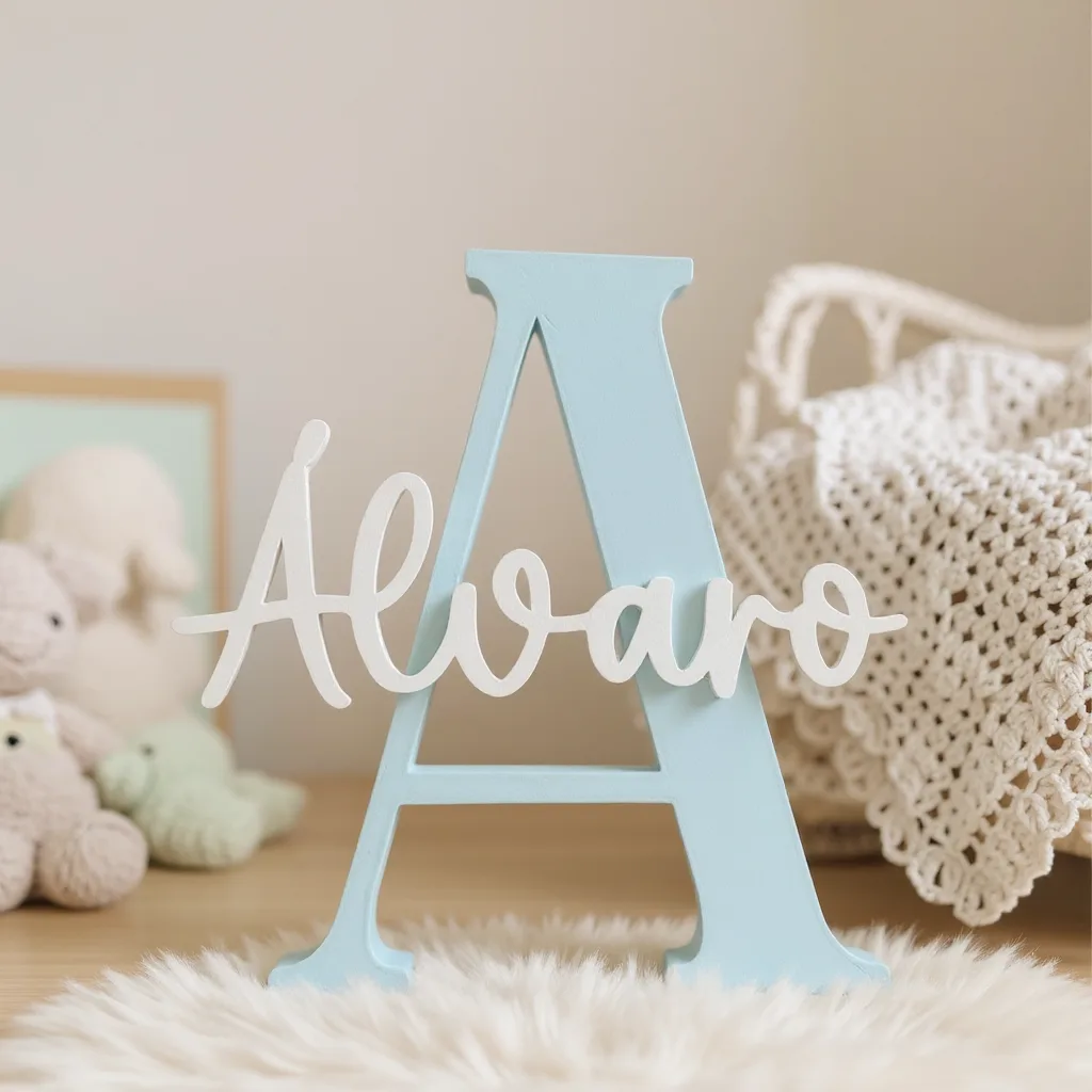 Letra con nombre personalizado