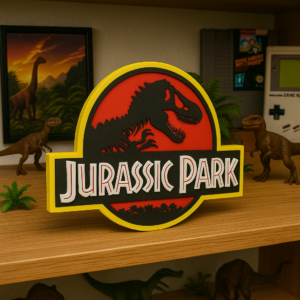 Cartel decorativo "Jurassic Park"