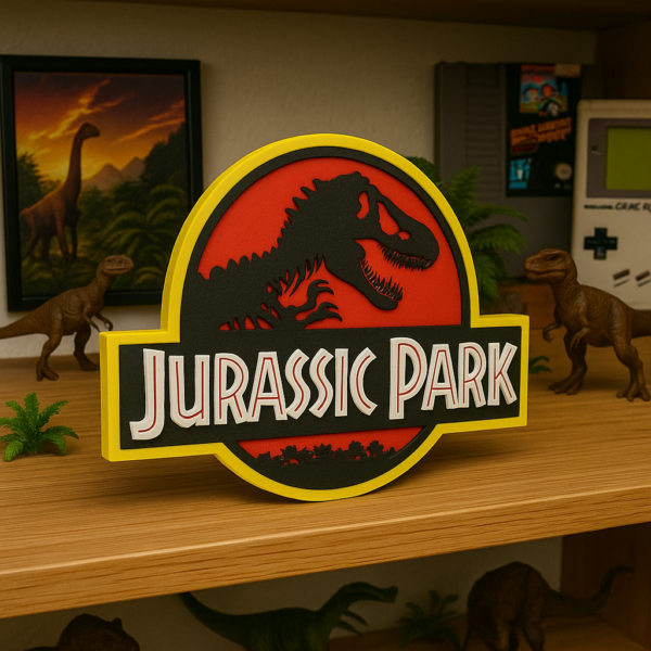 Cartel decorativo "Jurassic Park"
