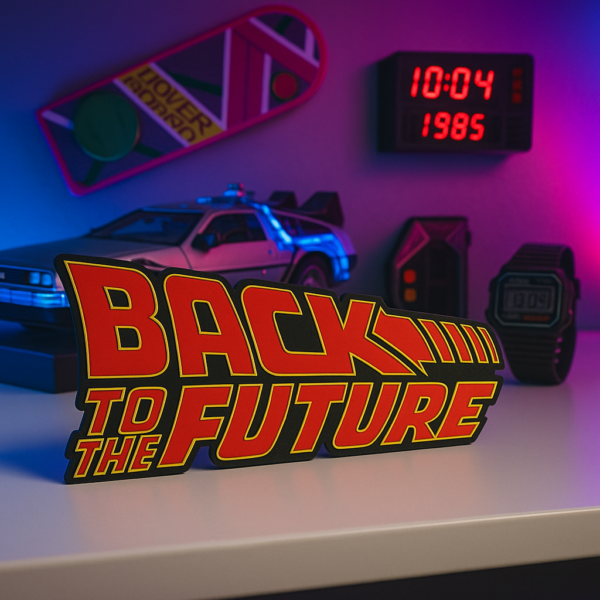 Cartel decorativo "Regreso al futuro"