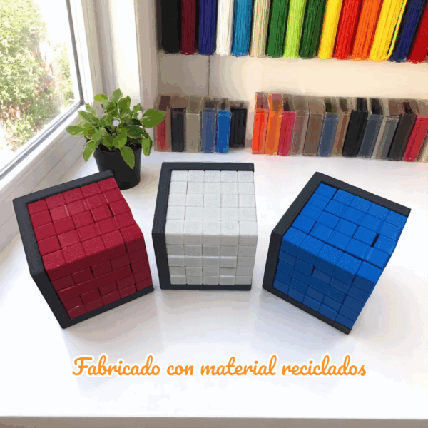 Puzzle Rompecabezas 3D, Juego de Mesa para niños y Adultos, Forma de Cubo, 25 Piezas. - Imagen 8