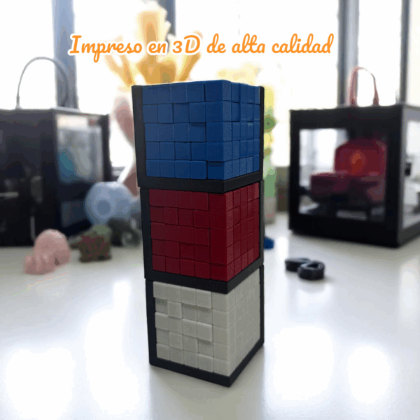 Puzzle Rompecabezas 3D, Juego de Mesa para niños y Adultos, Forma de Cubo, 25 Piezas. - Imagen 7