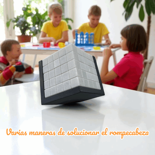 Puzzle Rompecabezas 3D, Juego de Mesa para niños y Adultos, Forma de Cubo, 25 Piezas. - Imagen 5
