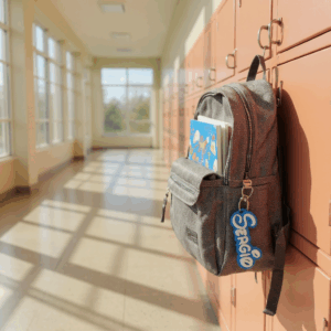 Llavero identificador de mochila personalizado