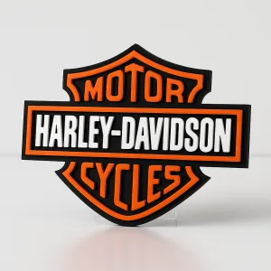 Cartel decorativo "Harley Davidson"