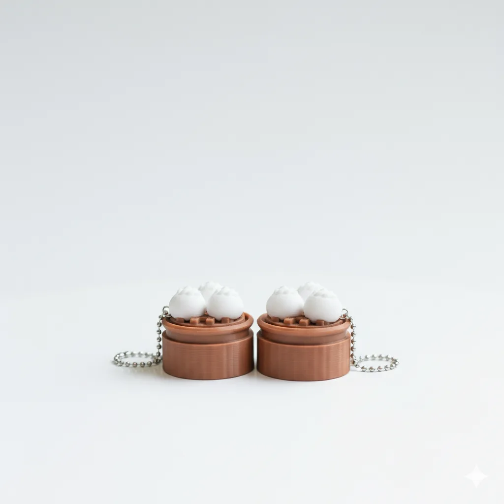 Clicker Fidget Dim Sum (llavero) - Imagen 4