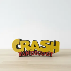 Cartel decorativo "CRASH BANDICOOT"