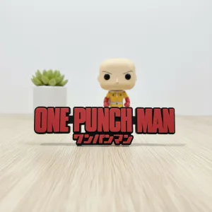 Cartel decorativo "ONE PUNCH MAN"