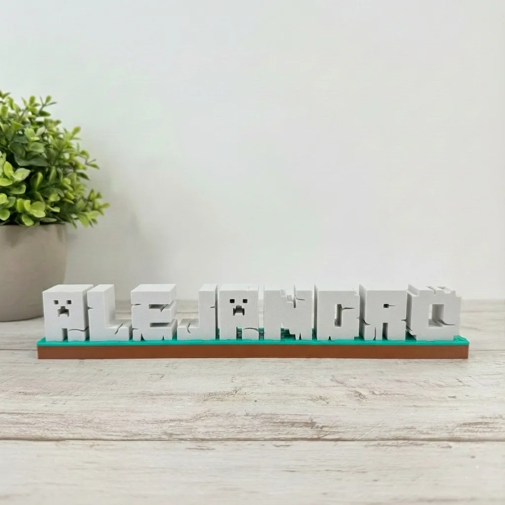 Cartel decorativo personalizado "MINECRAFT" - Imagen 4