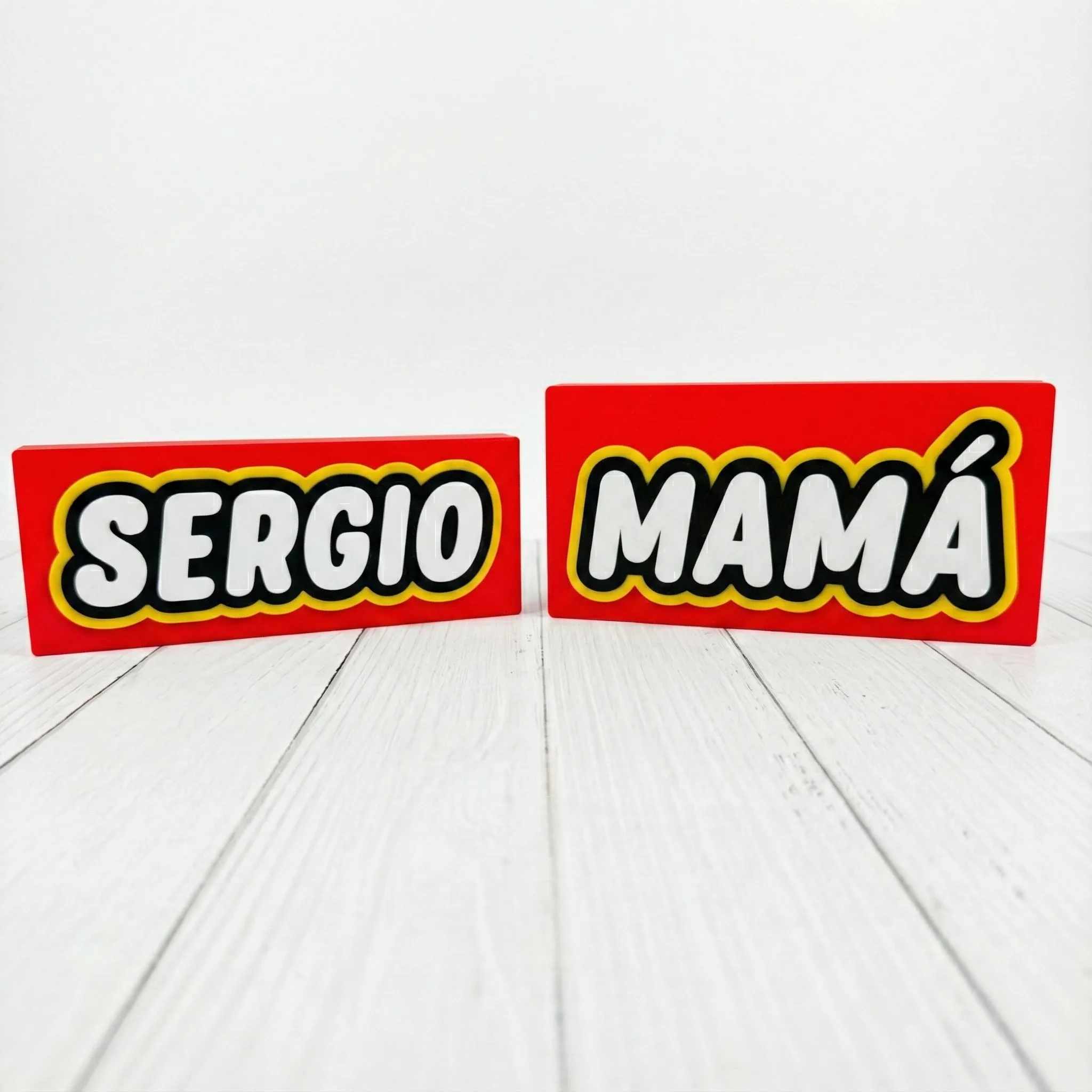 Cartel decorativo personalizado "LEGO"