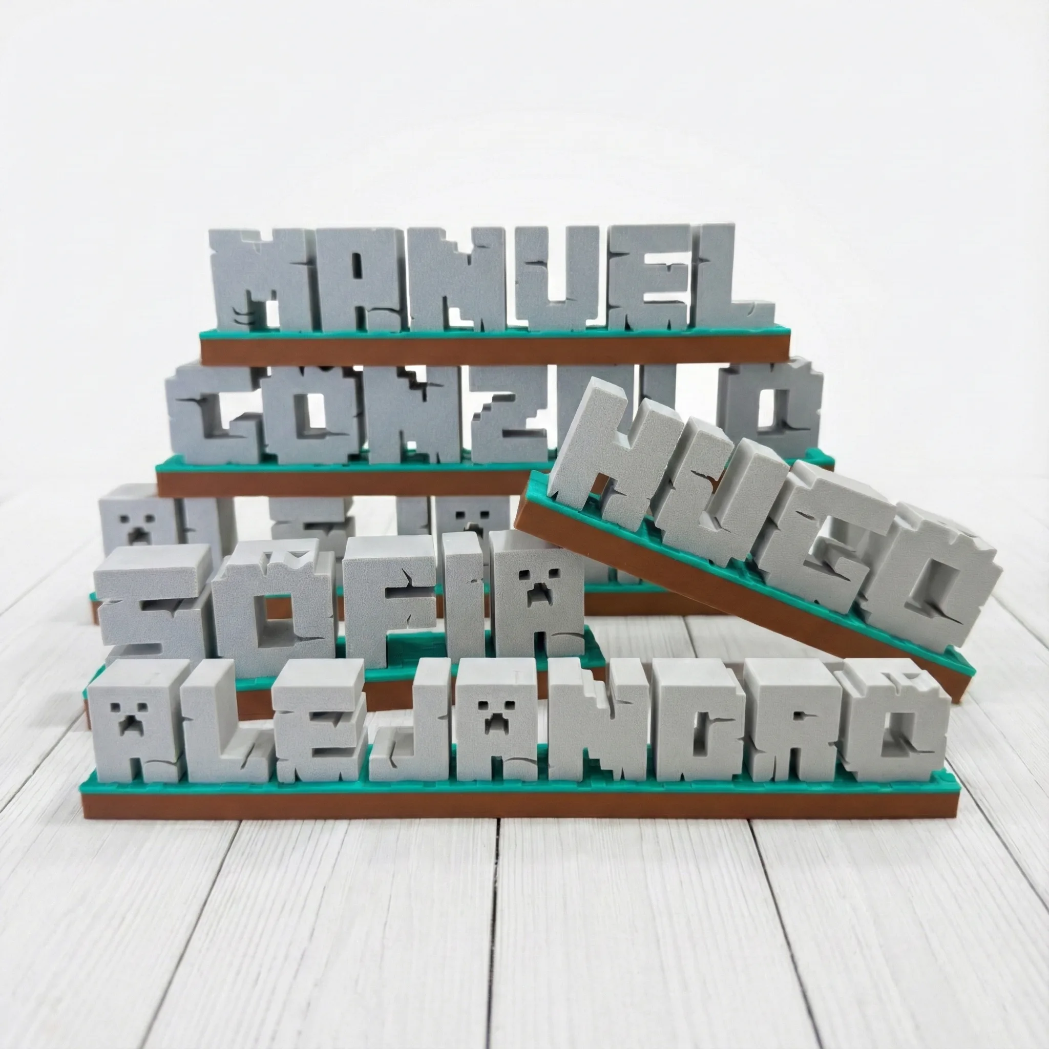 Cartel decorativo personalizado "MINECRAFT" - Imagen 2