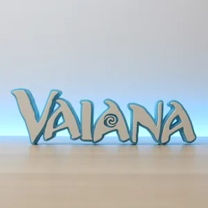 Cartel decorativo "VAIANA"
